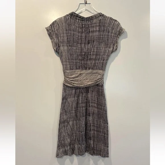 Anthropologie Deletta Geometric Print Back Porch Dress Womens Size‎ Small (1604) - Picture 2 of 3